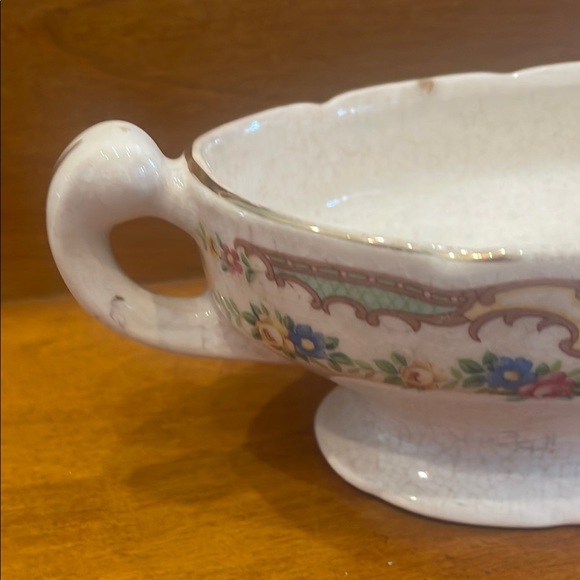 Floral Gravy Boat super antique - Picture 3 of 5